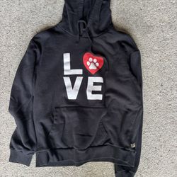 Women’s Size L - I LOVE PETS HOODIE 