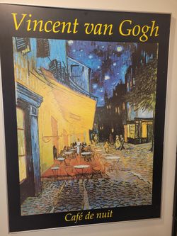 VINCENT VAN GOGH POSTER FRAMED