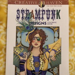 Steampunk Adult Coloring Book