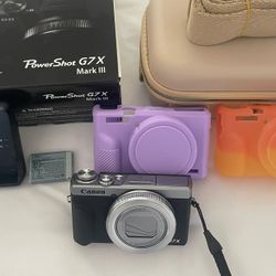 Canon G7X Mark III – Silver (Brand New, Never Used) + Extended Warranty