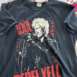 Billy Idol Rebel Yell Tour Tee T-Shirt Vintage