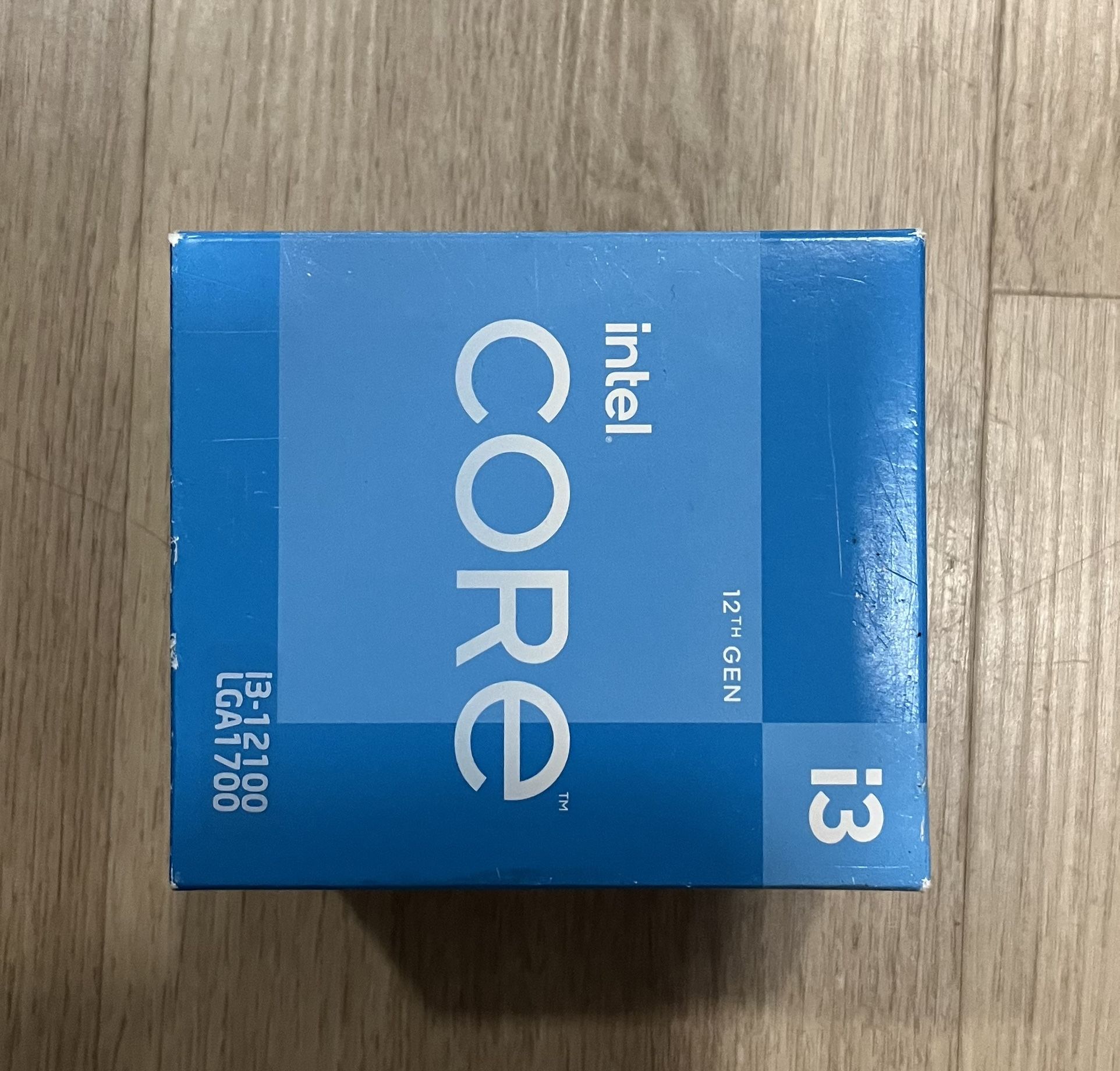 Intel Core i3-12100 CPU + Stock cooler