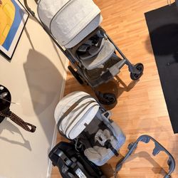 Nuna Stroller And Car Seat Set (Nordstrom Edition) Like New! 