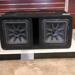 Kicker DUAL 12" 1200w Subs ($245)