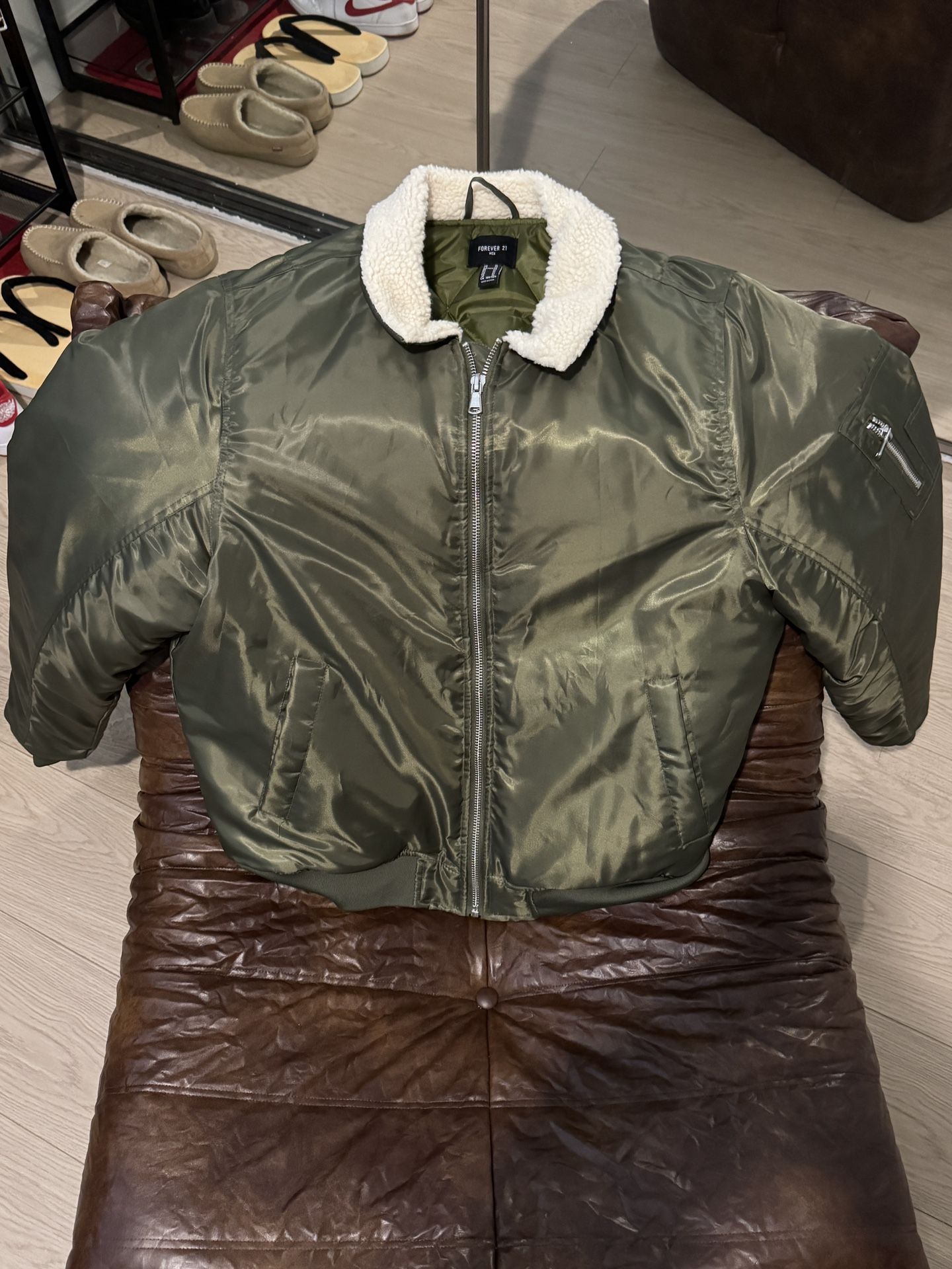 XL Green Bomber Jacket