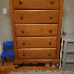 3 Piece Solid Cherry Wood Baby Bedroom Set (Islip, NY