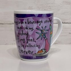 H&H History & Heraldry Brand Occupation Coffee Mug Tip Top Server PRICE FIRM