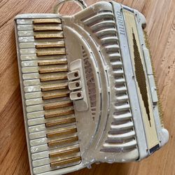 Vintage Titano Accordion With Case