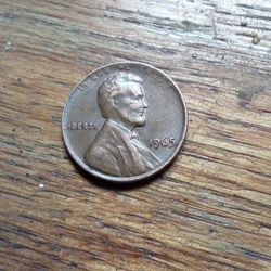 1965 Penny -No Mint Mark -Error In The L On Liberty -