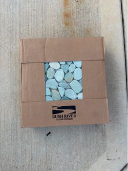 Green Pebble Flooring / Backsplash Tiles