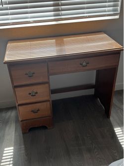 Wood desk