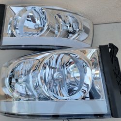 06-08 Dodge Ram LED DRL Headlights Luces Micas Calaveras Faros Faroles Focos