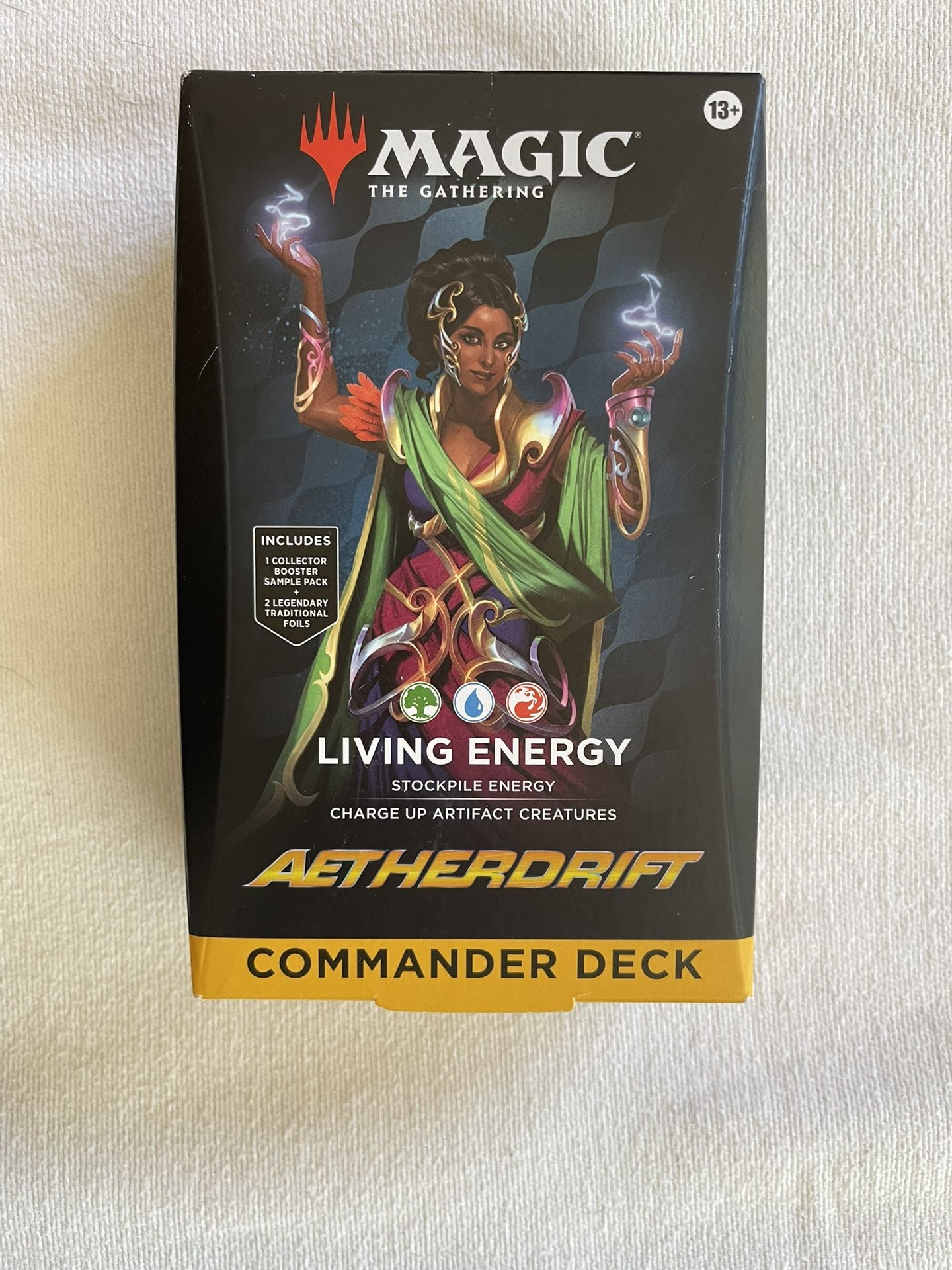 Magic The Gathering Aetherdrift Commander Deck- Living Energy