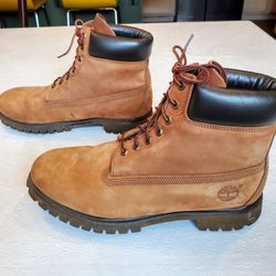 MEN's - TIMBERLAND - 6" PREMIUM WATERPROOF - NUBUCK BOOTS - SZ. 13M (EBAY Liquidation Item)