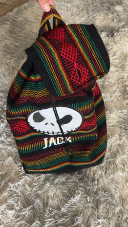 Jack Skellington Woven Stripe Backpack