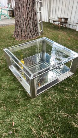 Mirror Glass Coffee Table