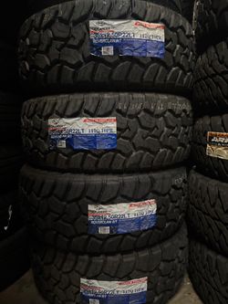 35x12.50r22 atlander installation and balance include
