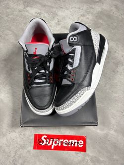 Jordan 3 Black Cement size 9.5 men
