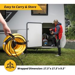 RV Camper 50 FT Heated Water Hose 