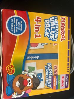 Playskool 4-in-1 Flash Cards Value Pack