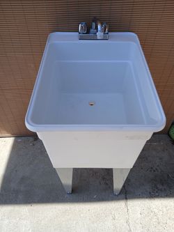 Small Size Utility Sink & faucet