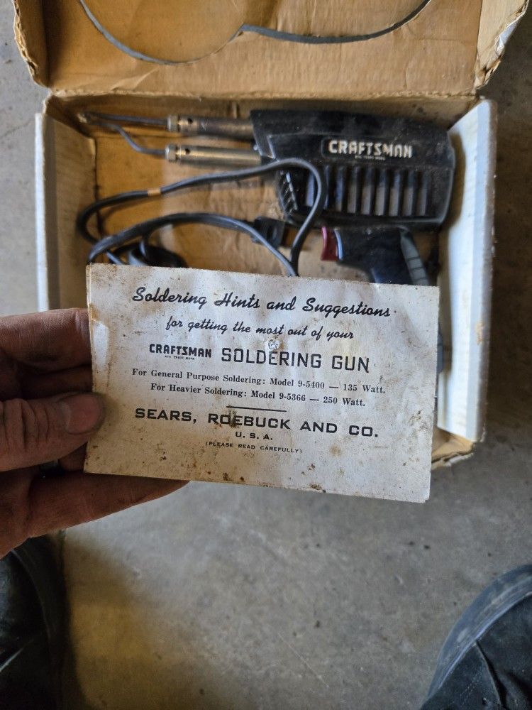 Craftsman Soldering Iron 