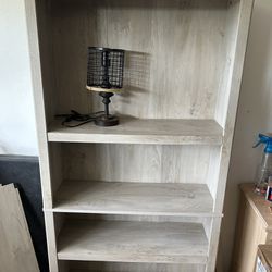 Wall Unit/Book Case-Chaulked Chestnut