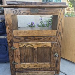 Old Fashion Ice Box Television Stand