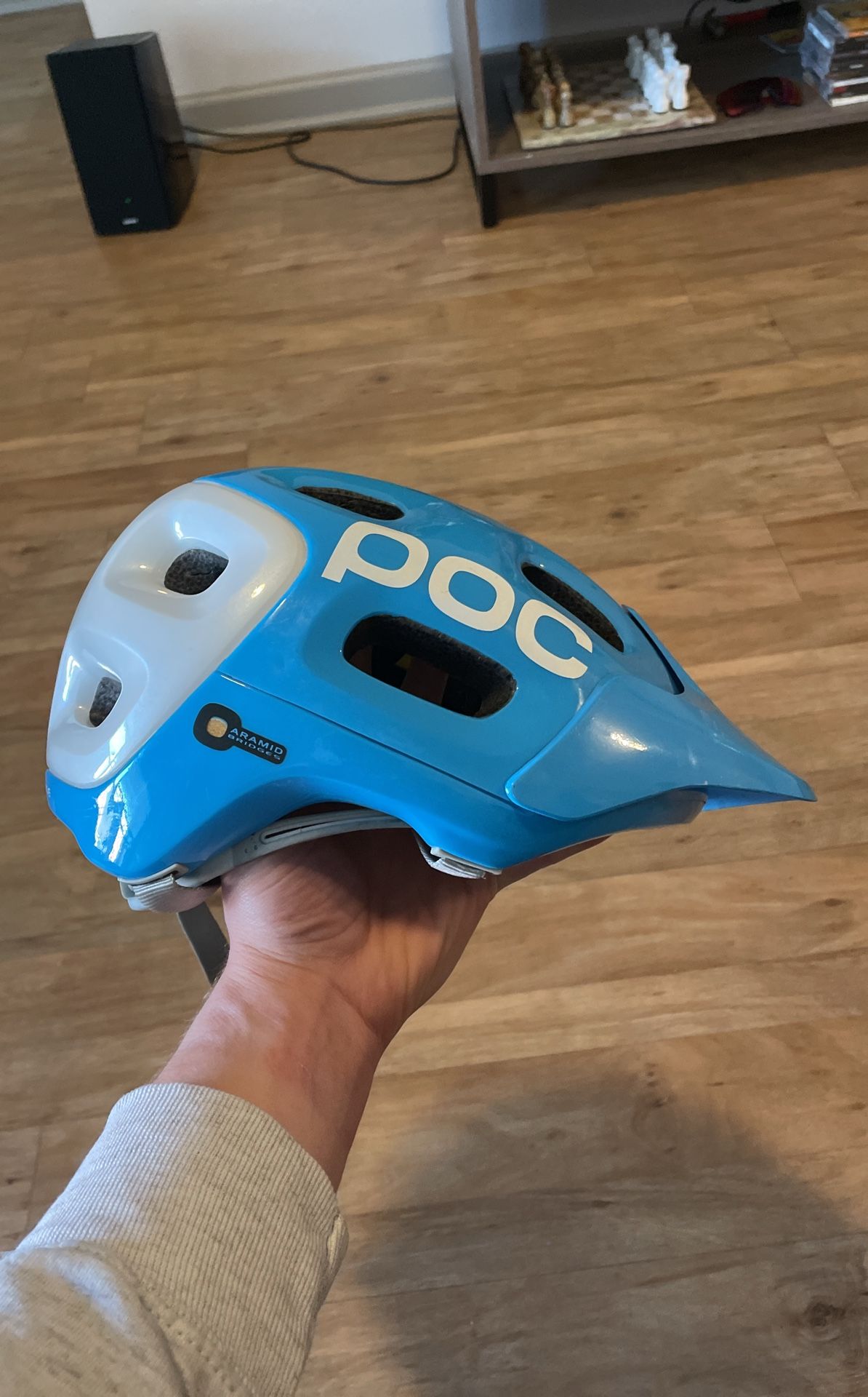 Blue POC Bicycle Helmet (M/L)