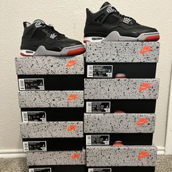 Jordan 4 Bred Reimagined 6.5Y, 7Y, 8, 10.5, 13