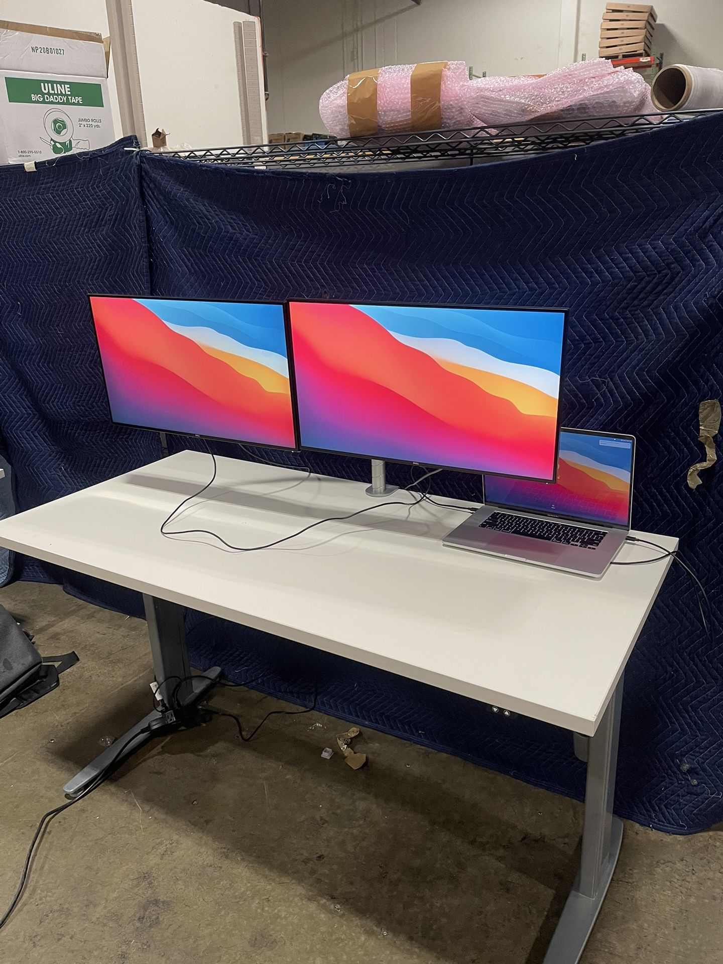 Standing Desk! 60x30 Electric Height Adjustable Table! We Also Have Ergonomic Chairs And Monitor Arms!