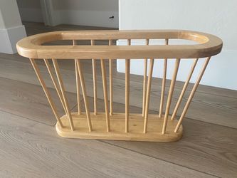 Wood Spindle Magazine Rack