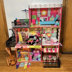 KidKraft Brooklyn Loft Wooden Barbie Dollhouse - Read Description