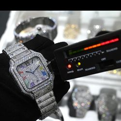 MOISSANITE WATCHES (PASS DIAMOND TESTER) NEGOTIABLE