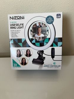 NIB Nizoni USB Selfie Ring Light