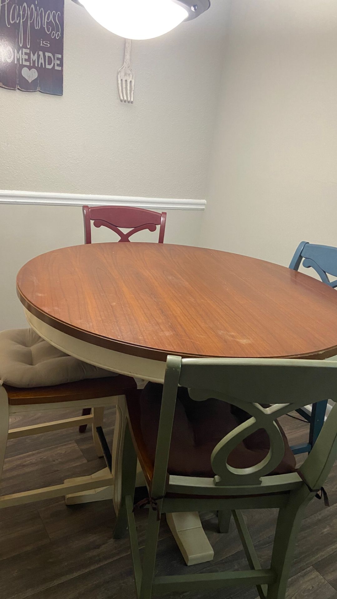 Dining Table With 4 Chairs Set 