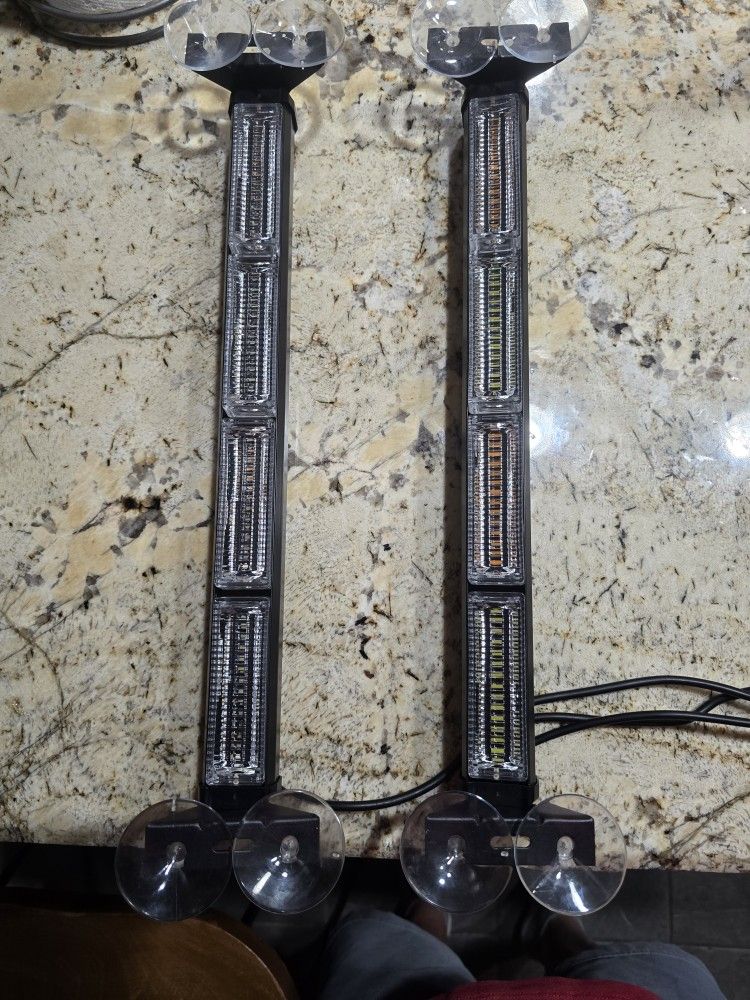 Two High Powered Windshield Lights