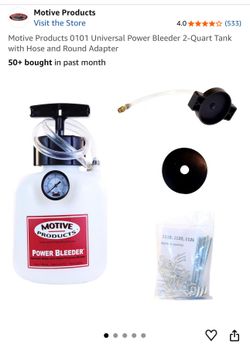 Motive Power Brake Bleeder with 3 adapters