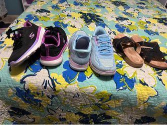 3 pairs of Shoes size 7 wide