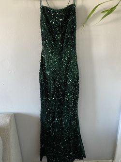 Hunter green Long Dress 