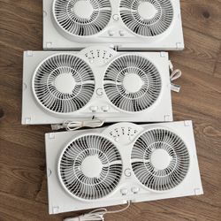 Almost New Window Fans