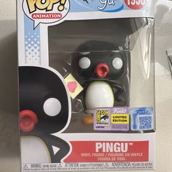 SDCC 2025 "OFFICIAL Convention STICKER FUNKO POP! PINGU In Hand