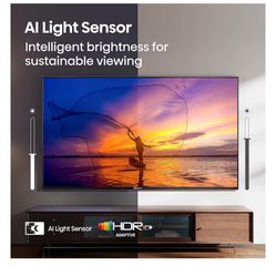 Hisense 65" E6 Cinema Series Hi-QLED 4K UHD Smart Fire TV (65E6QF, 2025 Model) -AI Light Sensor, Dolby Vision · Atmos, Voice Remote with Alexa, Motion