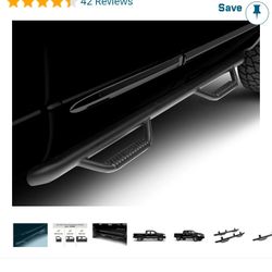 N-Fab Cab Length Nerf Side Step Bars; Textured Black
(02-08 RAM 1500 Regular Cab)