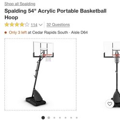 Basketball Hoop Excellent Condition 