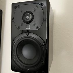 SVS Bookshelf Speakers And Pioneer Elite Receiver 