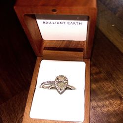 Engagement Ring and Wedding Band