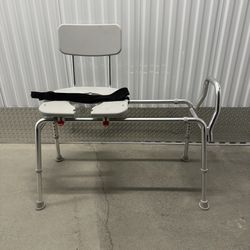 Slide Shower Chair & Tub Transfer Bench
