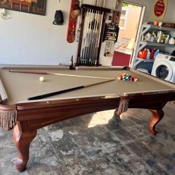 Pool Table 8’ (Free Delivery & Pro Install)