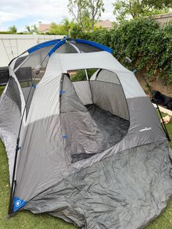 Used Campvalley 4 person pop up tent